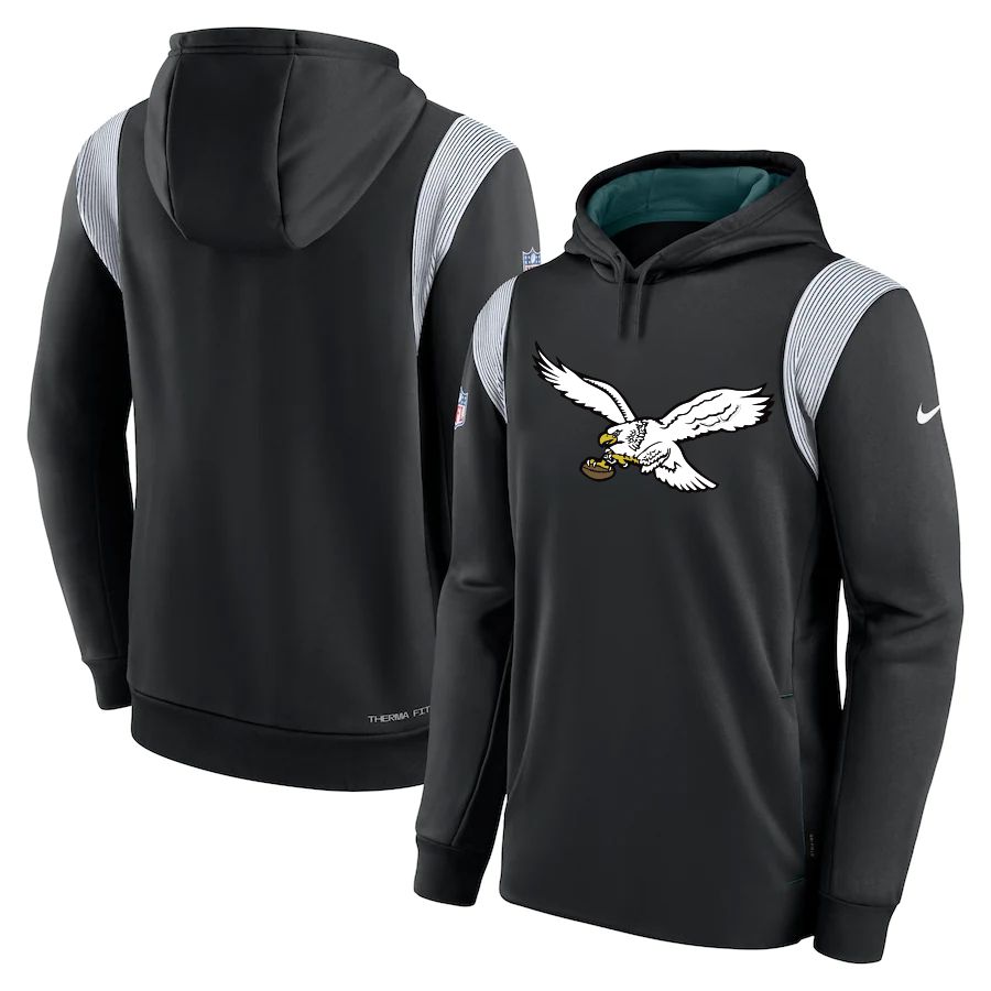 Men 2023 NFL Philadelphia Eagles black Sweatshirt style 10316